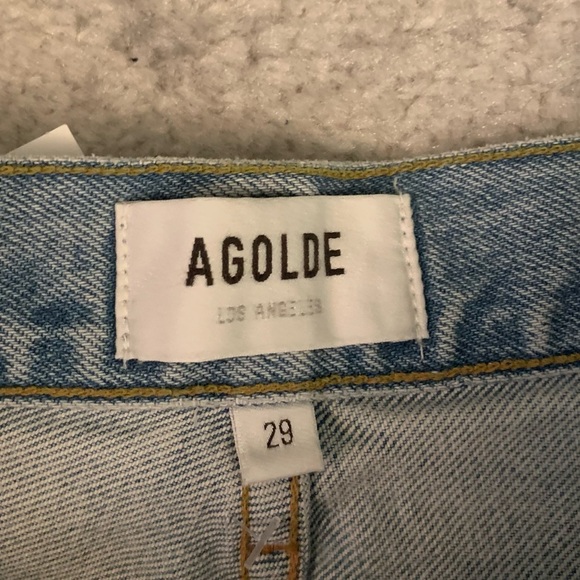 AGOLDE Riley High Rise Straight Leg Jeans